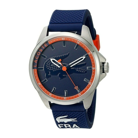 LaCoste Mens Casual Watch Blue Capbreton Silicone - Picture 4 of 8